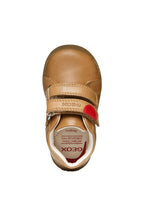 Geox pantofi baieti cu scai 18-26 Macchia Caramel
