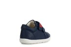Geox pantofi baieti cu scai 18-26 Macchia Navy