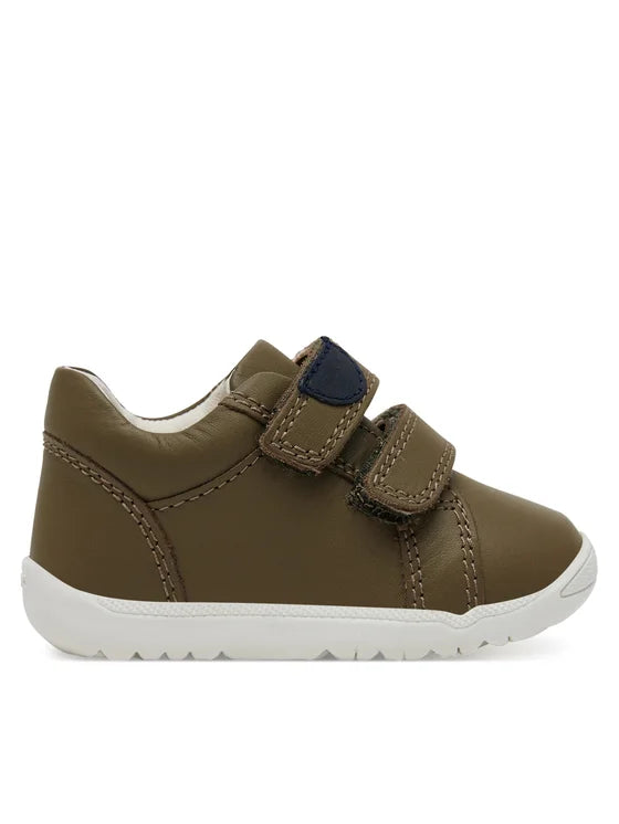 Geox pantofi baieti cu scai 18-26 Macchia Pistachio