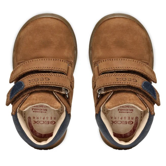 Geox pantofi baieti cu scai 18-26 Whisky