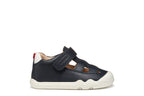 Geox pantofi baieti decupati BAREFEEL 20-25 Nappa Navy/White