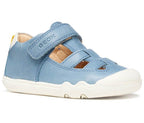 Geox pantofi baieti decupati Barefoot Steppieup 20-27 Light Sky