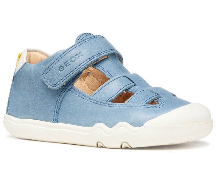 Geox pantofi baieti decupati Barefoot Steppieup 20-27 Light Sky