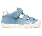 Geox pantofi baieti decupati Barefoot Steppieup 20-27 Light Sky