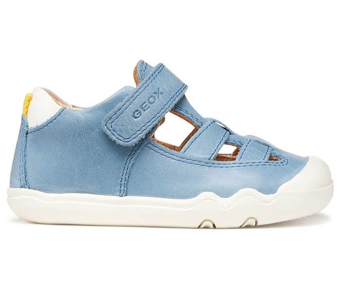 Geox pantofi baieti decupati Barefoot Steppieup 20-27 Light Sky