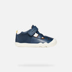 Geox pantofi baieti decupati Barefoot Steppieup 20-27 Navy/White