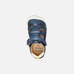 Geox pantofi baieti decupati Barefoot Steppieup 20-27 Navy/White