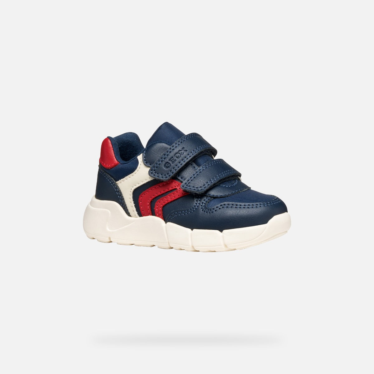 Geox pantofi baieti Flexyper Mini 18-23 Navy/Red Imagine principală a produsului