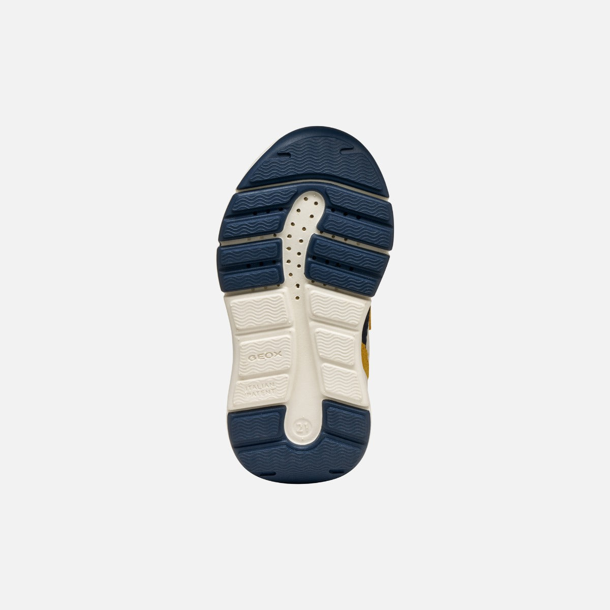 Geox pantofi baieti Flexyper Mini 24-27 Ochre/Bluette
