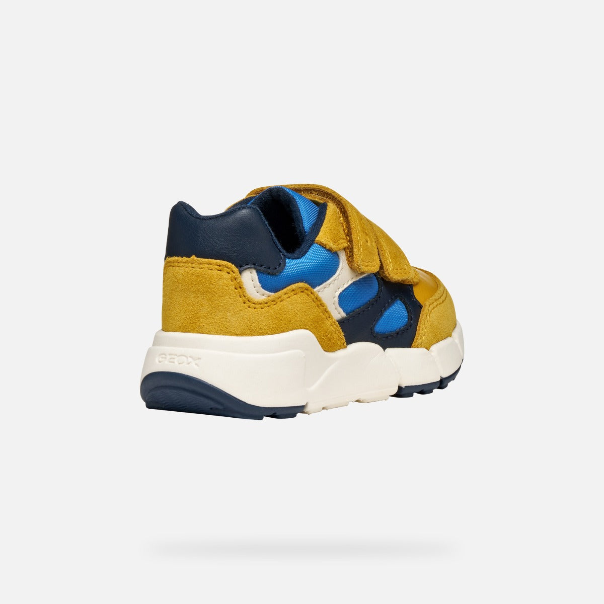Geox pantofi baieti Flexyper Mini 18-23 Ochre/Bluette