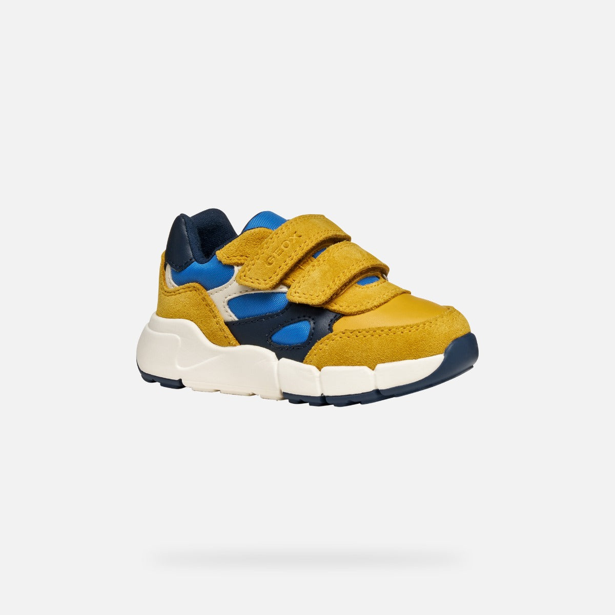 Geox pantofi baieti Flexyper Mini 24-27 Ochre/Bluette