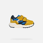 Geox pantofi baieti Flexyper Mini 24-27 Ochre/Bluette
