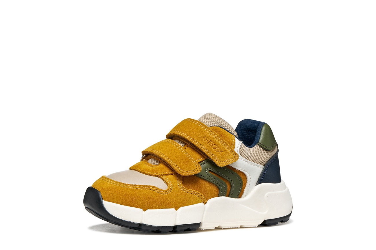 Geox Respira pantofi baieti Flexyper Mini 20-27 Lemon