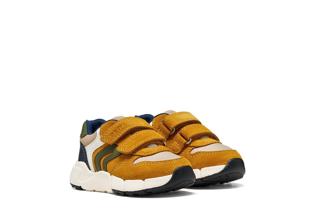 Geox Respira pantofi baieti Flexyper Mini 20-27 Lemon
