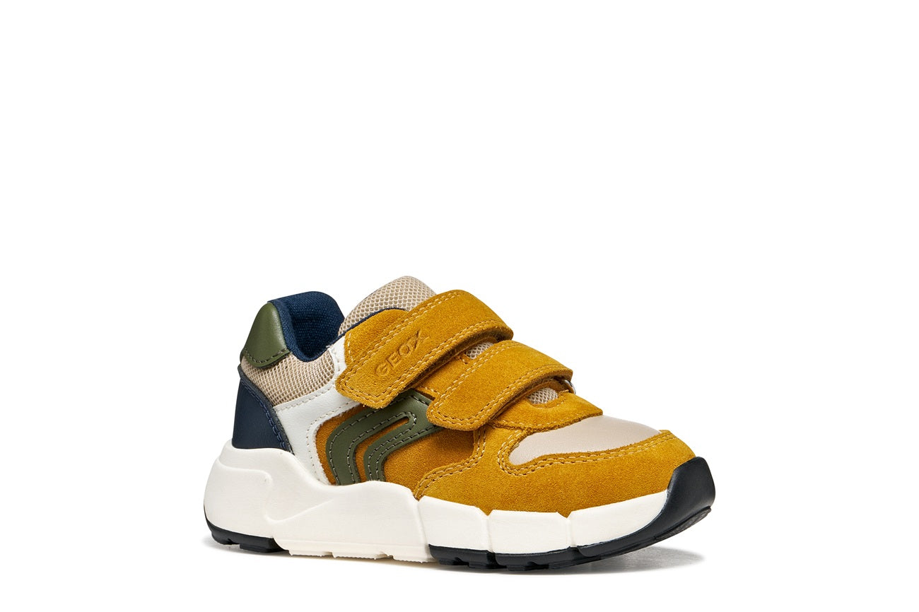 Geox Respira pantofi baieti Flexyper Mini 20-27 Lemon