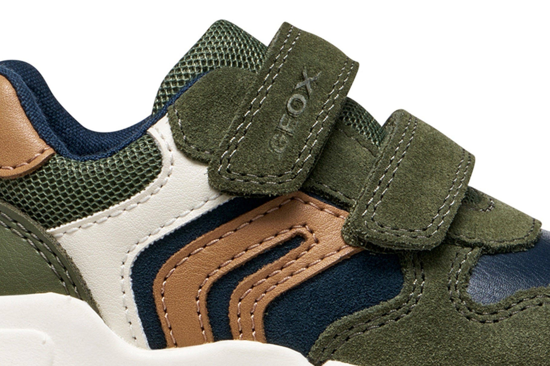 Geox Respira pantofi baieti Flexyper Mini 20-27 Musk/Cognac