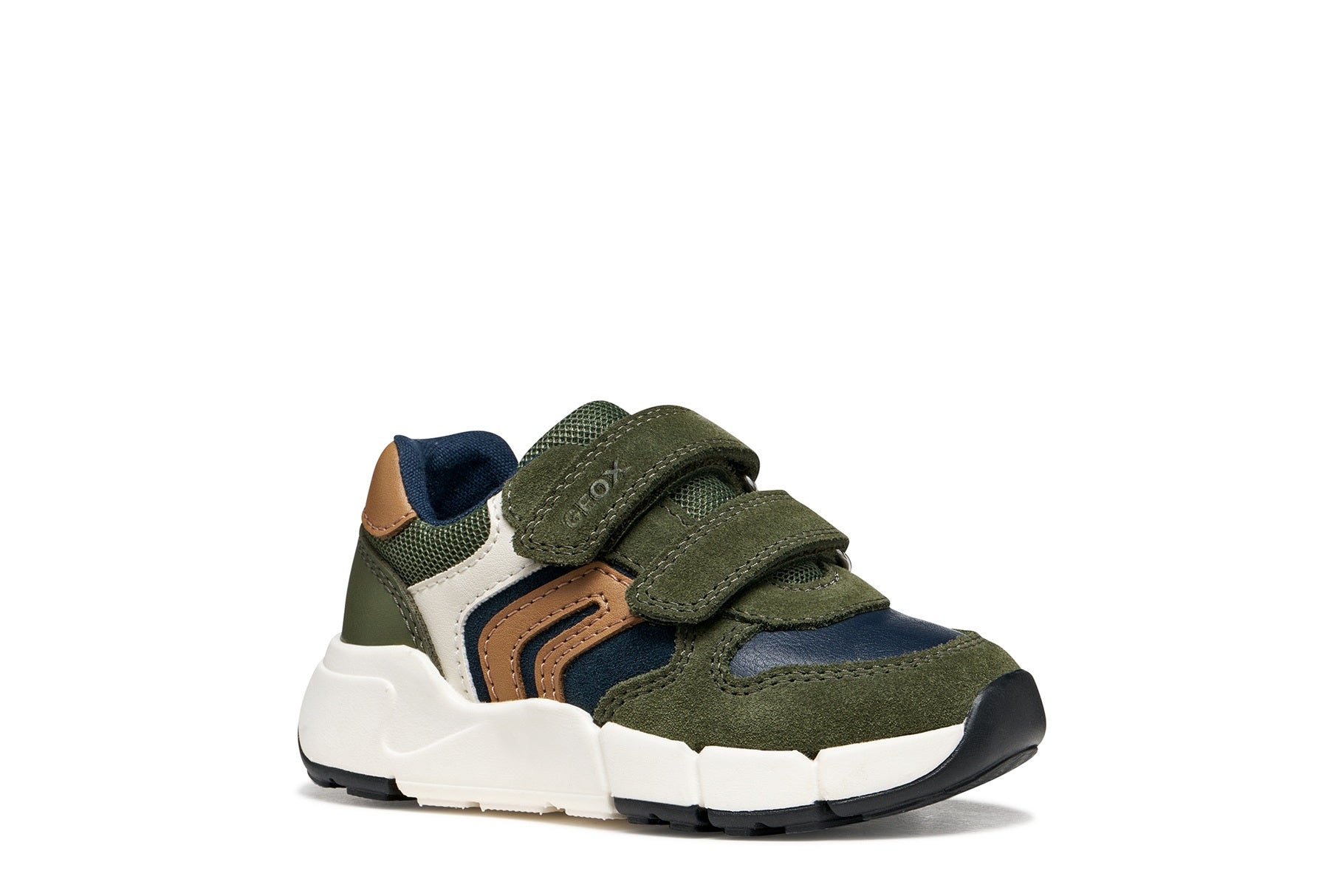 Geox Respira pantofi baieti Flexyper Mini 20-27 Musk/Cognac