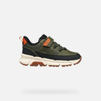 Geox pantofi baieti Flexyper Plus Amphibiox 28-35 Military