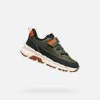 Geox pantofi baieti Flexyper Plus Amphibiox 28-35 Military