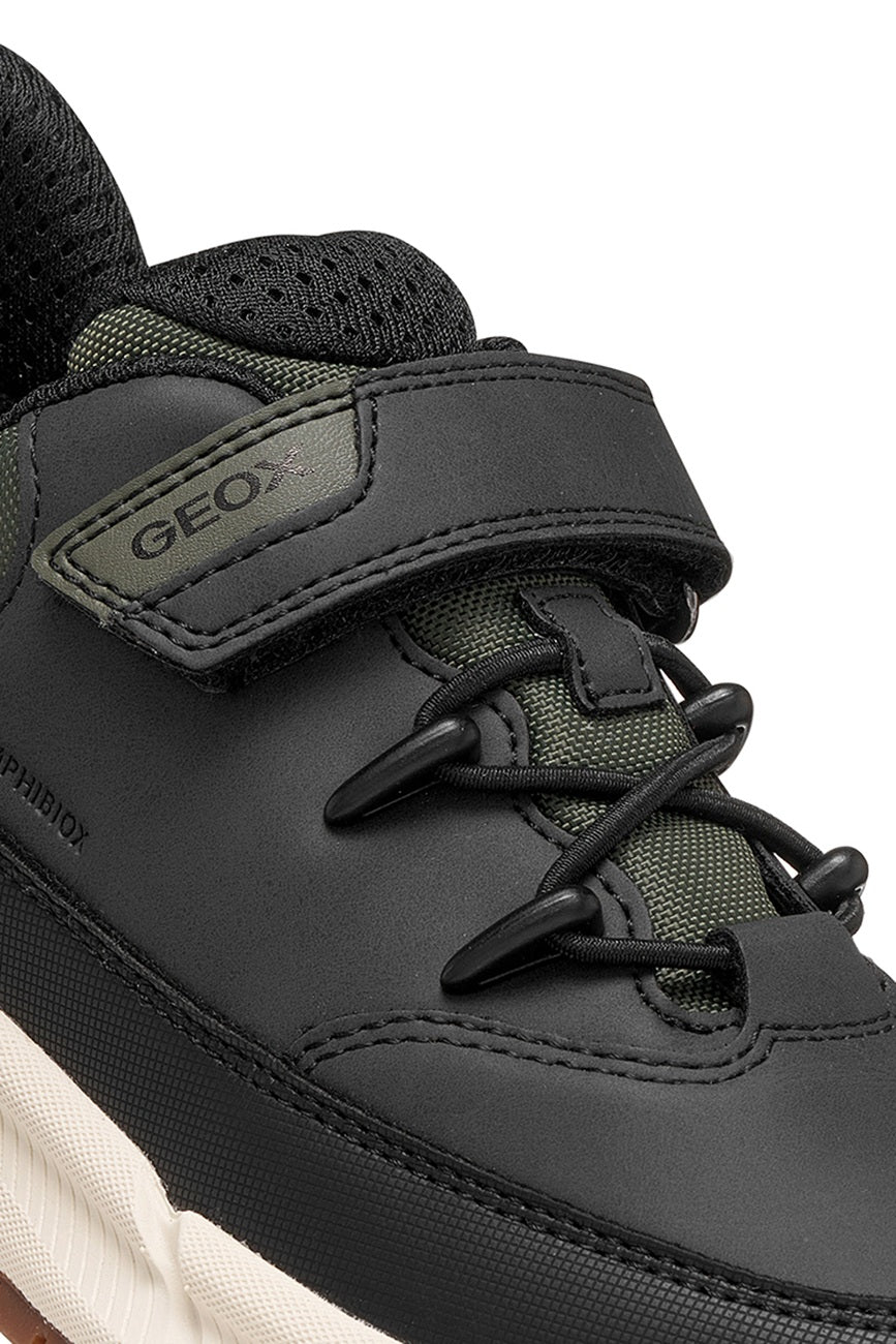 Geox pantofi baieti Flexyper Plus AmphibioxTEX Waterproof 28-38 Black/Military