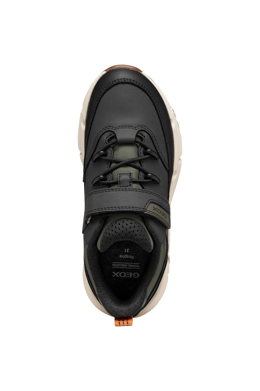 Geox pantofi baieti Flexyper Plus AmphibioxTEX Waterproof 28-38 Black/Military