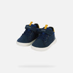 Geox pantofi baieti Hyroo Navy/Ochre Yellow
