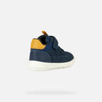 Geox pantofi baieti Hyroo 20-23 Navy/Ochre Yellow