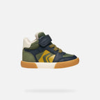 Geox pantofi baieti imblaniti Gisli 20-23 Military/Navy