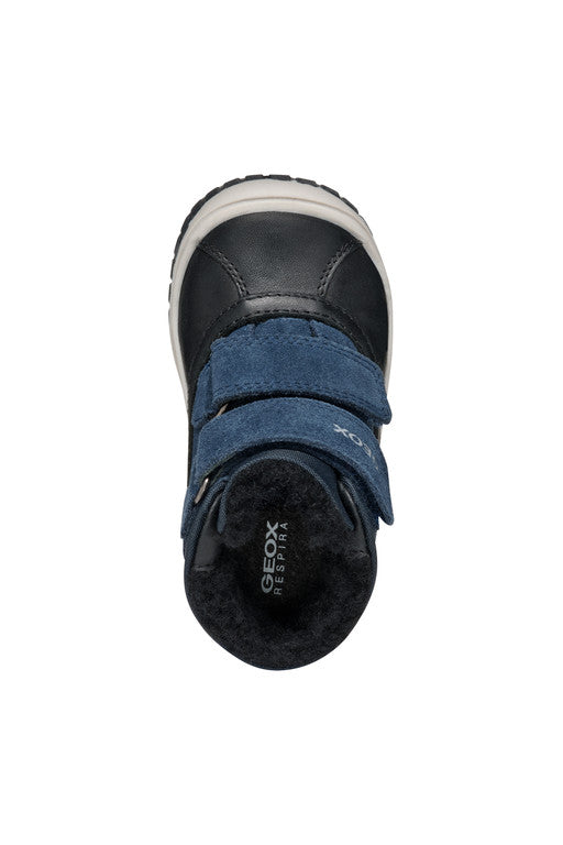 Geox pantofi baieti imblaniti Waterproof 20-23 Black/Navy