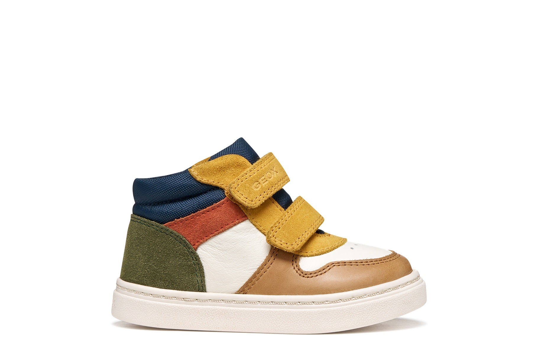 Geox Respira pantofi baieti Nashik 20-27 Ivory/Cognac