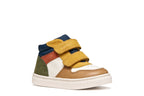 Geox Respira pantofi baieti Nashik 20-27 Ivory/Cognac