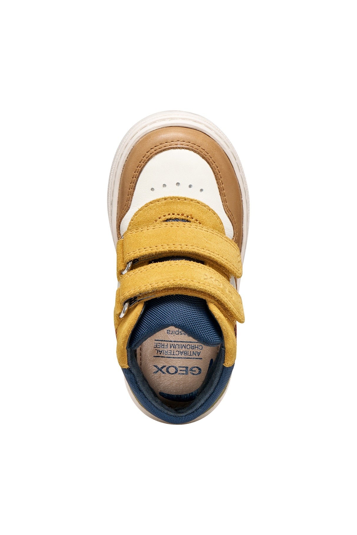 Geox Respira pantofi baieti Nashik 20-27 Ivory/Cognac