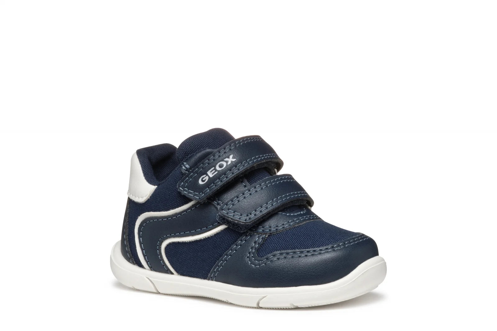 Geox pantofi baieti Primii Pasi Zapito 18-26 Navy/White Imagine principală a produsului