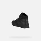 Geox pantofi baieti scoala sneakers inalti Perth 28-35 Black