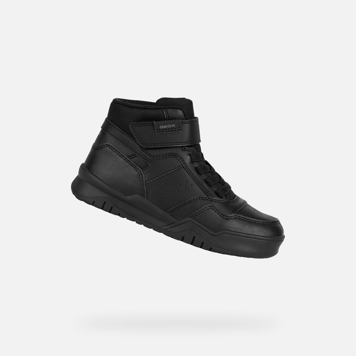 Geox pantofi baieti scoala sneakers inalti Perth 28-35 Black