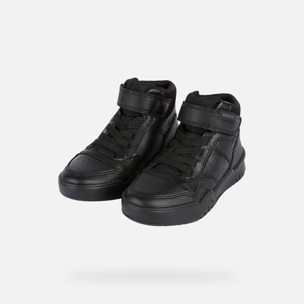 Geox pantofi baieti scoala sneakers inalti Perth 28-35 Black Imagine principală a produsului
