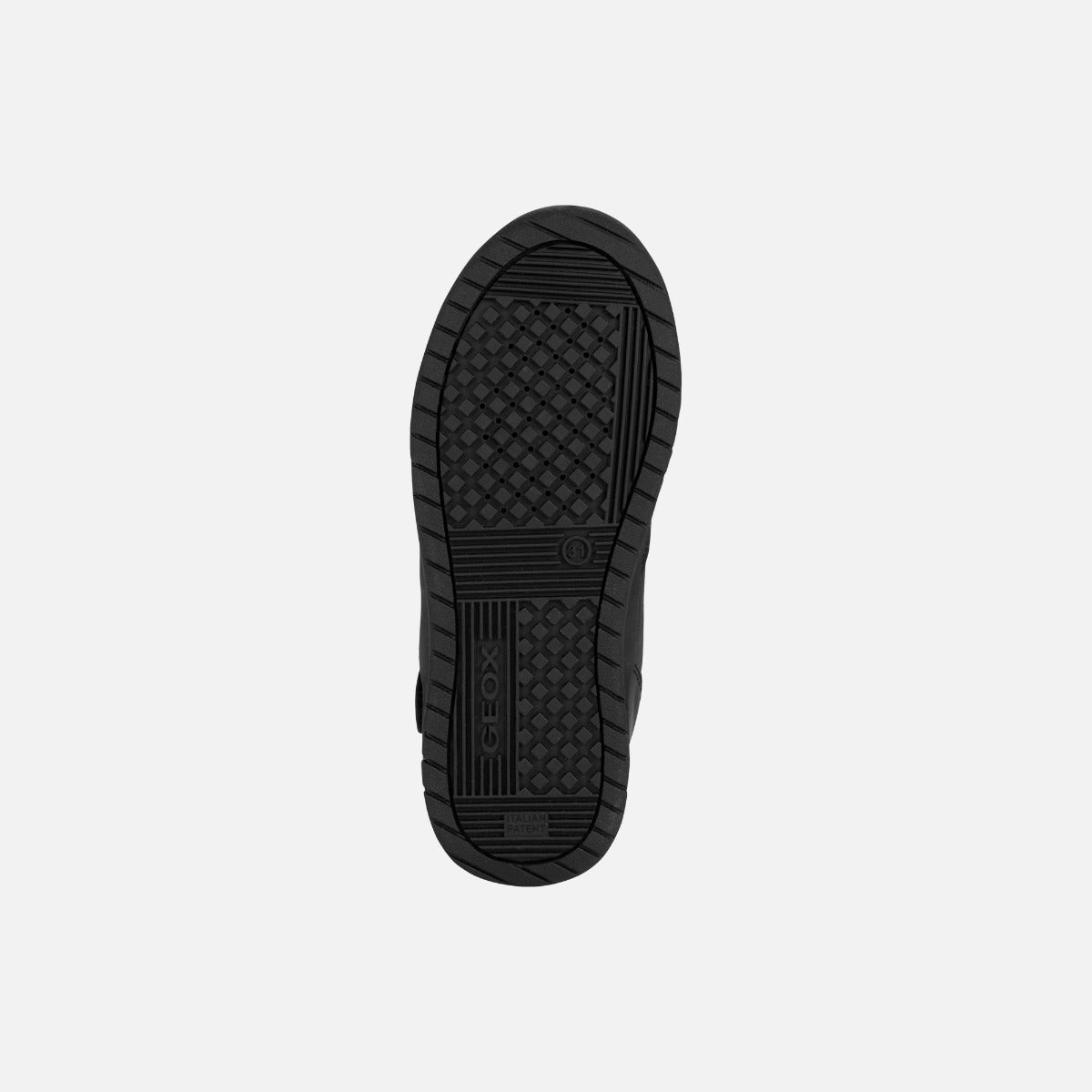 Geox pantofi baieti scoala sneakers inalti Perth 36-37 Black