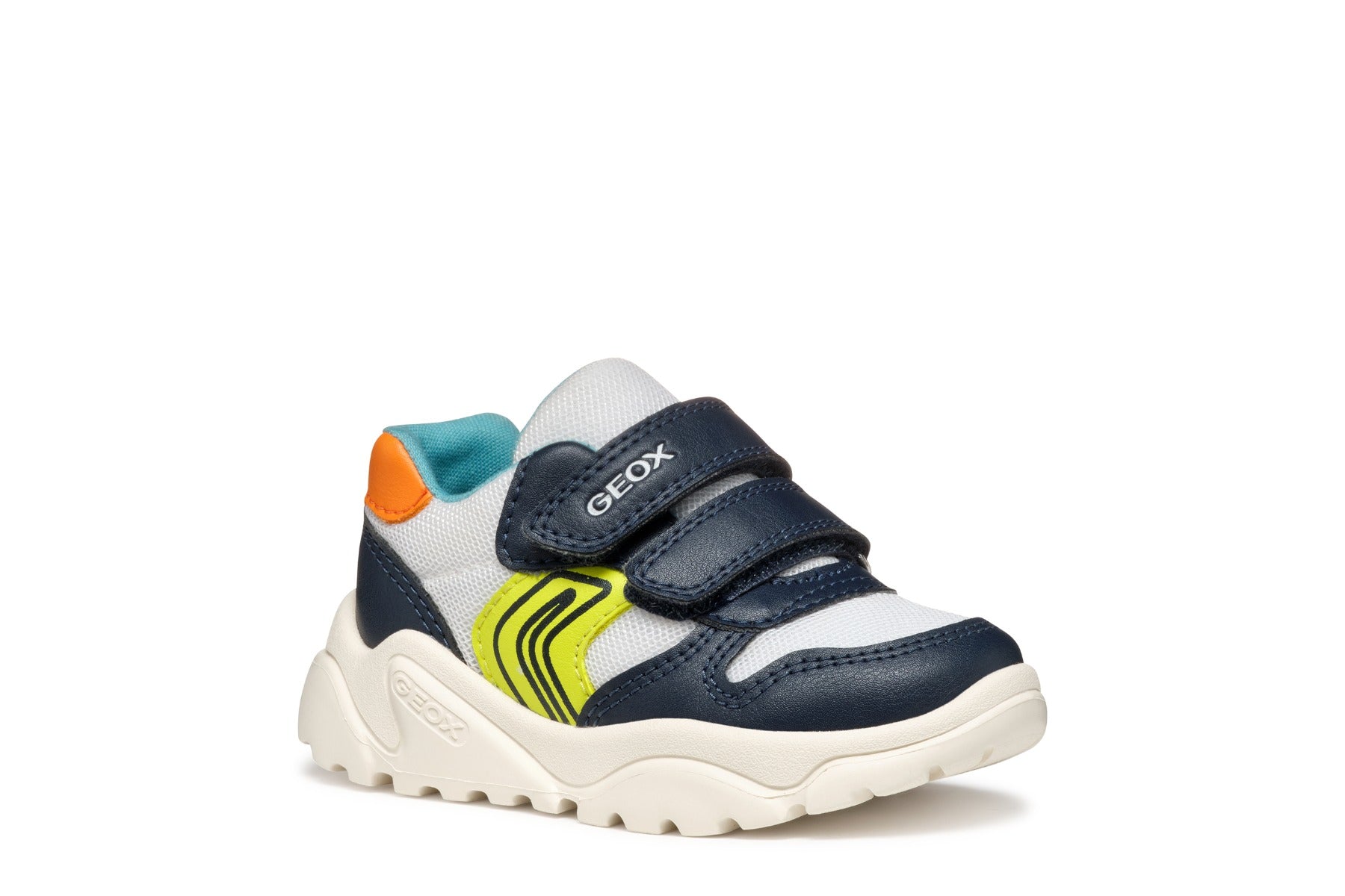 Geox pantofi baieti sport 24-27 White/Navy Imagine principală a produsului