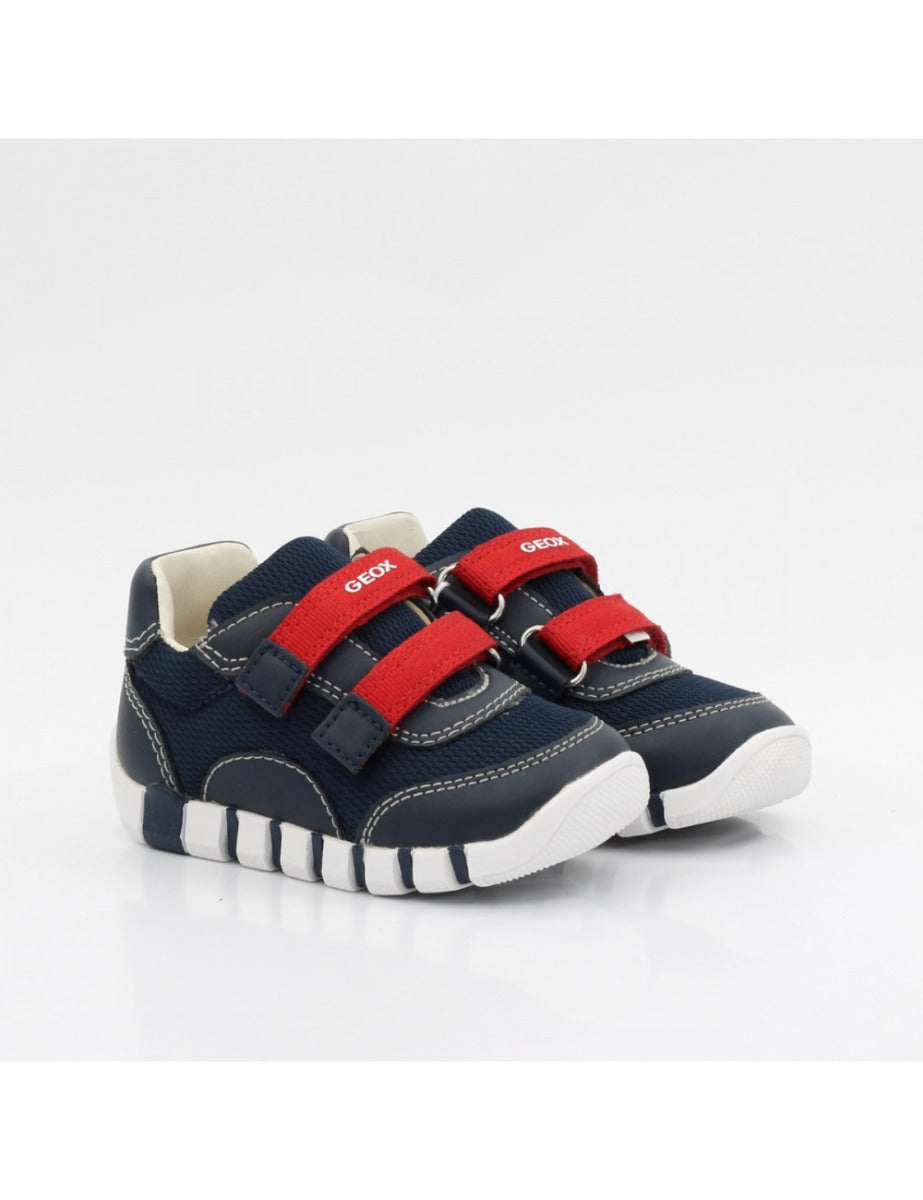 Geox pantofi baieti sport 18-26 Iupidoo Navy-Red Imagine principală a produsului