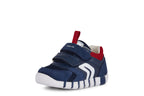 Geox pantofi baieti sport 18-26 Navy/Dark Red