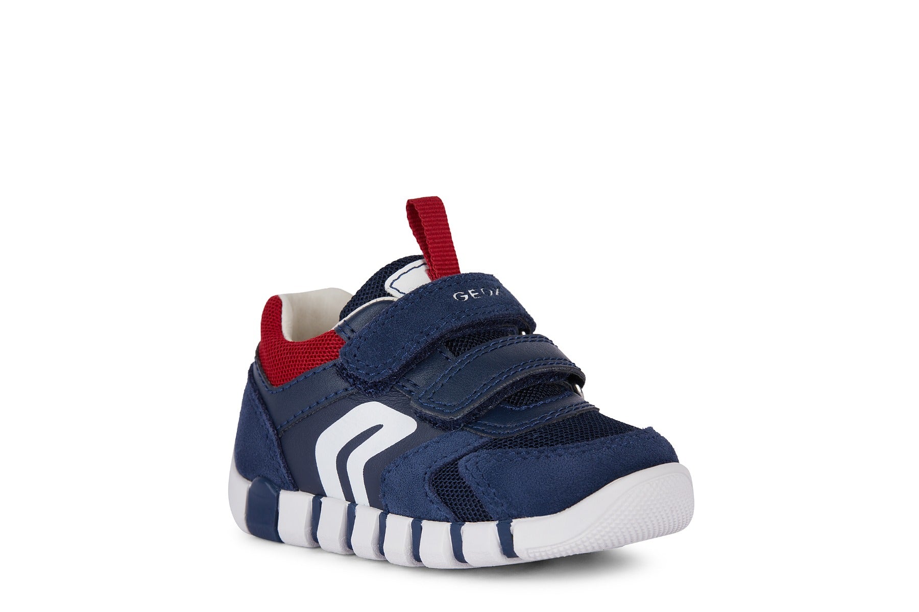 Geox pantofi baieti sport 18-26 Navy/Dark Red Imagine principală a produsului