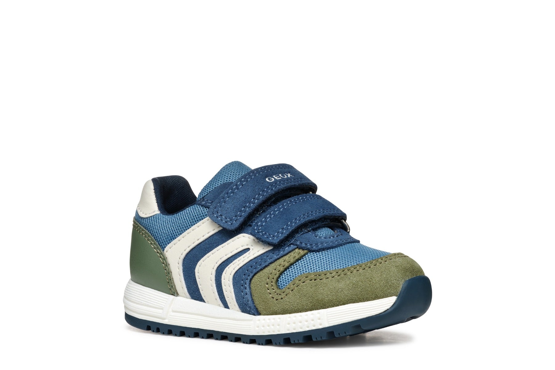 Geox pantofi baieti sport 20-23 Blue/Khaki Imagine principală a produsului