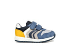 Geox pantofi baieti sport 20-23 Navy/Yellow