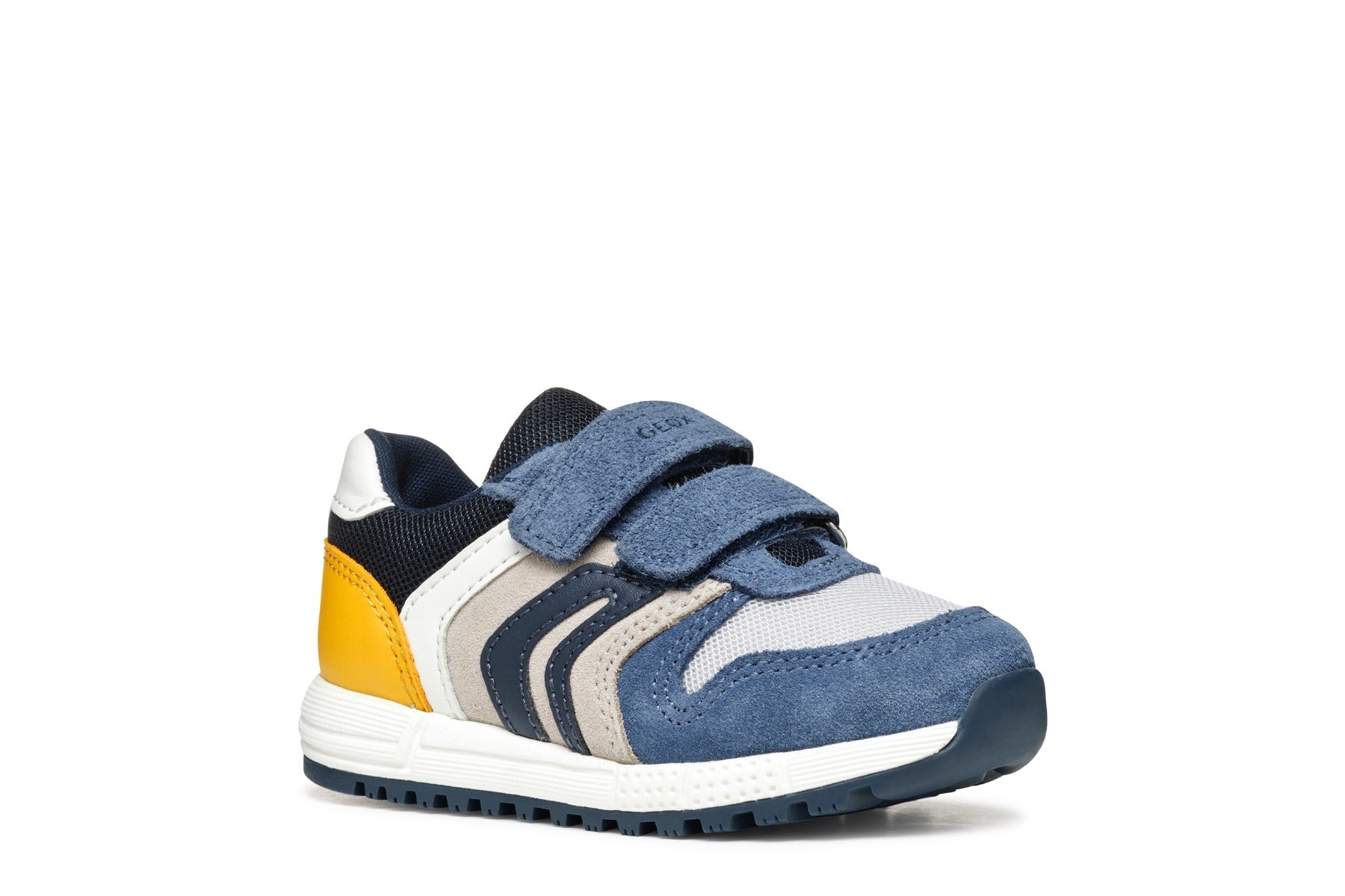 Geox pantofi baieti sport 20-23 Navy/Yellow Imagine principală a produsului