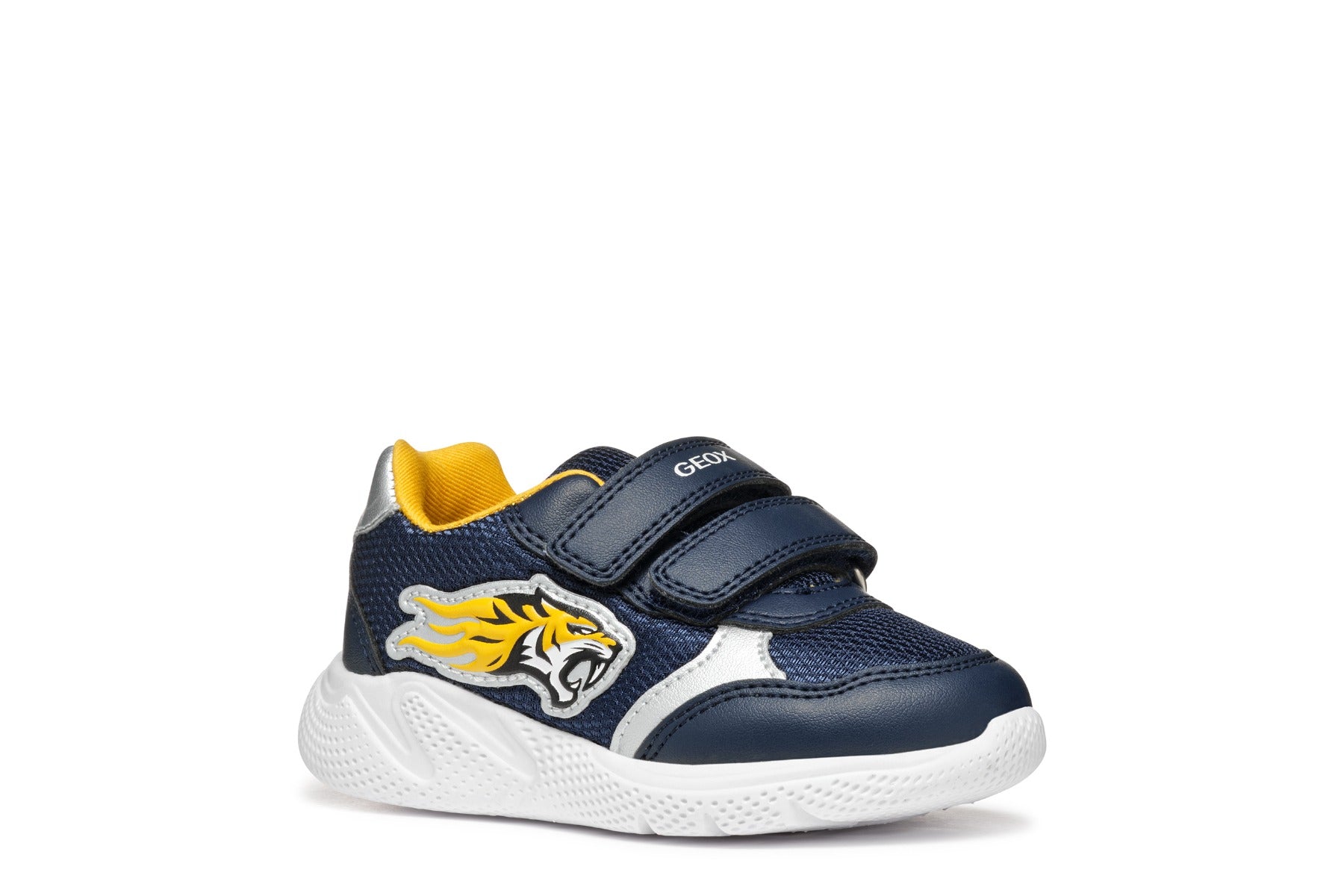 Geox pantofi baieti sport 20-23 Sprintye Dark Navy/Yellow Tigru