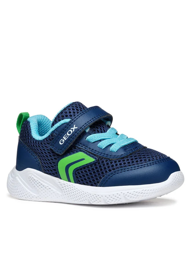 Geox pantofi baieti sport 20-27 Sprintye Navy-Light Green Imagine principală a produsului