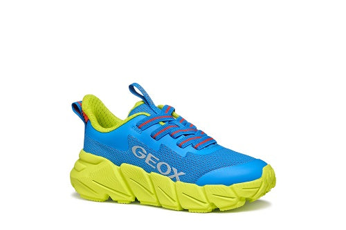 Geox pantofi baieti sport 29-37 Flexyper Fast Royal/Lime Imagine principală a produsului