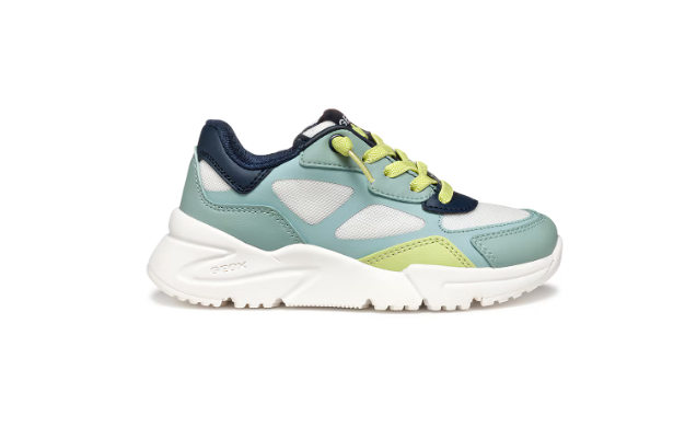 Geox pantofi baieti sport 30-35 Loftus White/Sage Imagine principală a produsului