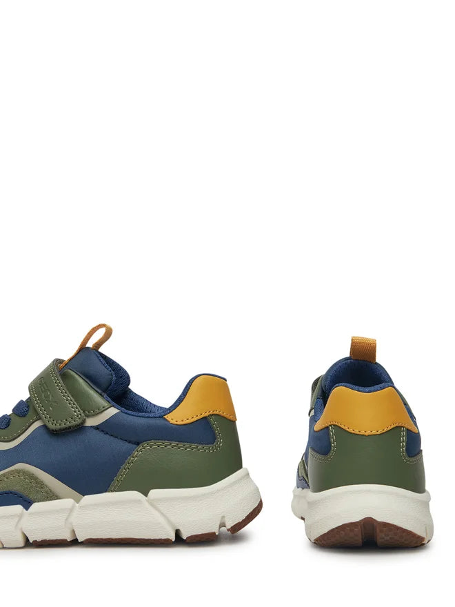 Geox pantofi baieti sport 31-35 Flexyper Military/Blue