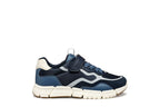 Geox pantofi baieti sport 36-37 Flexyper Navy/Light Grey